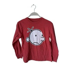 Diary of a Wimpy Kid Greg‎ Heffley Head Long Sleeve Shirt-Kids medium